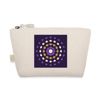 Golden purple mandala on night background - Organic Pouch - nature - Front