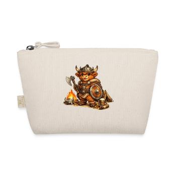 Highland Cow Wikinger - Bio-Täschchen - Natur - Vorne