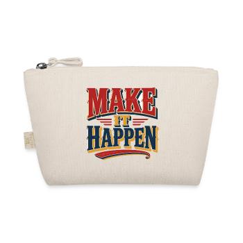 Make your dreams come true! The retro design - Organic Pouch - nature - Front