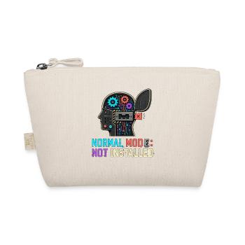 Normal Mode Not Installed – Geek Robot IT - Organic Pouch - nature - Front
