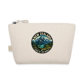 Insigne vintage Edge of the World de la Nouvelle-Zélande - Trousse biologique - nature - Devant