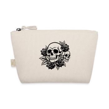 Skulls and Roses - Organic Pouch - nature - Front