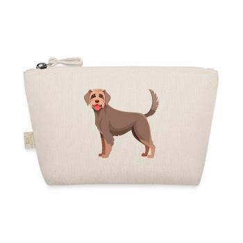 German Wirehaired Dog (Comic) - Organic Pouch - nature - Front