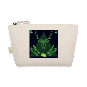 Forest spirit deer in triangle - Organic Pouch - nature - Front