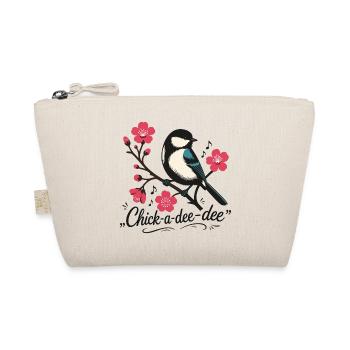Chick-a-dee-dee-dee with Bird Call - Organic Pouch - nature - Front