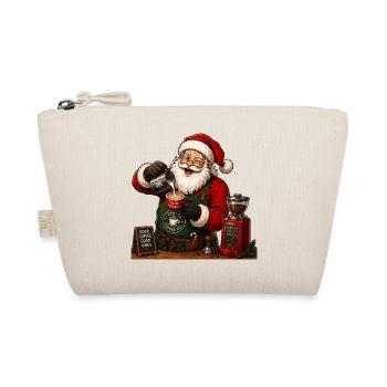 Santa christmas coffeeshop - Bio-Täschchen - Natur - Vorne