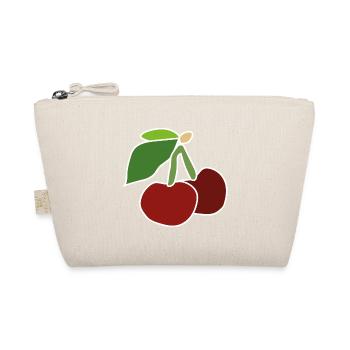 Red Cherries – Fruity Pop Illustration - Organic Pouch - nature - Front