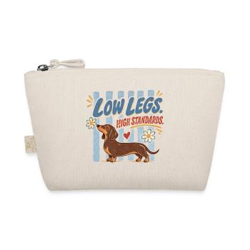 Teckel Low Legs Haut Standards Rétro - Trousse biologique - nature - Devant