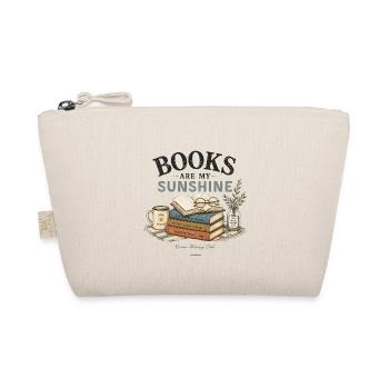 Books Are My Sunshine Reading Vintage - Organic Pouch - nature - Front