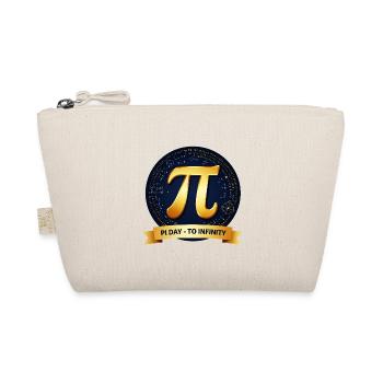 Pi Day to Infinity Emblem - Organic Pouch - nature - Front