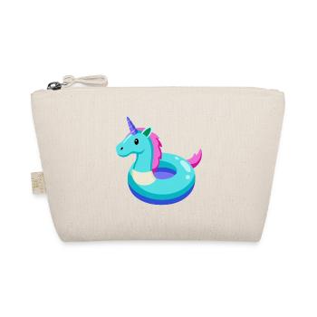 Unicorn Pool Toy - Organic Pouch - nature - Front