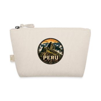 Peru Lost in the Clouds Vintage Badge - Organic Pouch - nature - Front