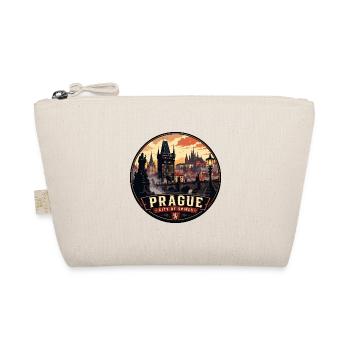 Emblème vintage de la ville de flèches de Prague - Trousse biologique - nature - Devant