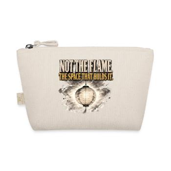 Pas l’espace de flammes qui le contient, lanterne zen tee - Trousse biologique - nature - Devant