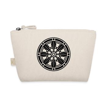 Dharma Wheel - Organic Pouch - nature - Front