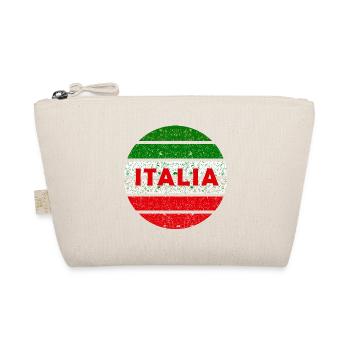Italia Retro-Grunge Kreis - Bio-Täschchen - Natur - Vorne