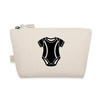 Baby Bodysuit - Organic Pouch - nature - Front