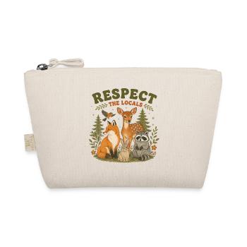 Respect The Locals Forest Animals Retro - Organic Pouch - nature - Front