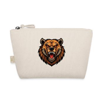 Angry bear - Organic Pouch - nature - Front