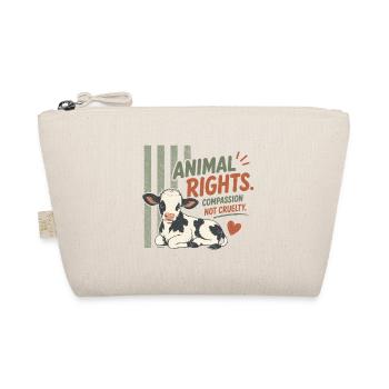 Droits des animaux véganes des veaux Droits des animaux rétro - Trousse biologique - nature - Devant