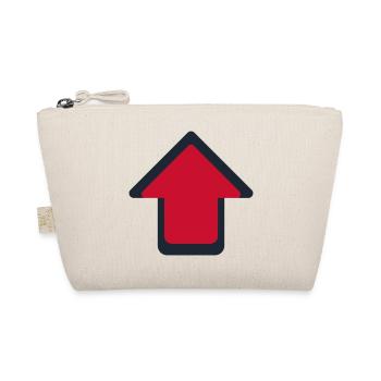 Arrow Symbol - Clean Minimal Icon Design - Organic Pouch - nature - Front