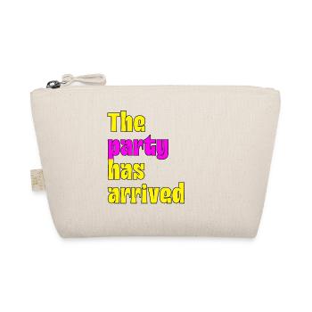 THE PARTY HAS ARRIVED, IT'S READY TO GO - Organic Pouch - nature - Front