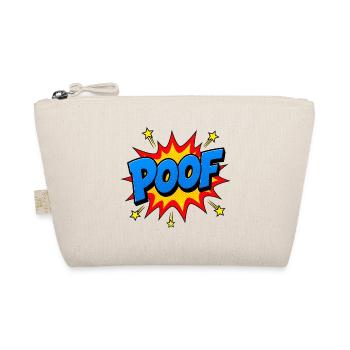 POOF Comic Lettering – Action Pop Art Explosion - Organic Pouch - nature - Front