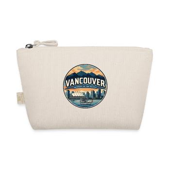 Badge rétro de voyage du port de Vancouver - Trousse biologique - nature - Devant