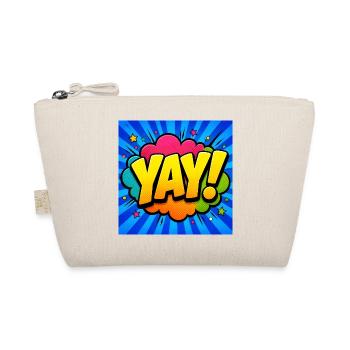 Energetic Comic Lettering – Pop Art Design - Organic Pouch - nature - Front