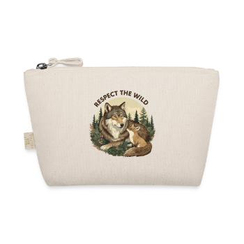 Respectez la nature du Loup Sauvage et du Renard - Trousse biologique - nature - Devant