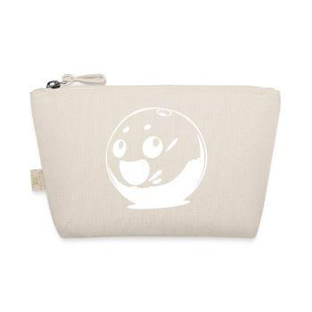 Smiling bowling ball - Organic Pouch - nature - Front