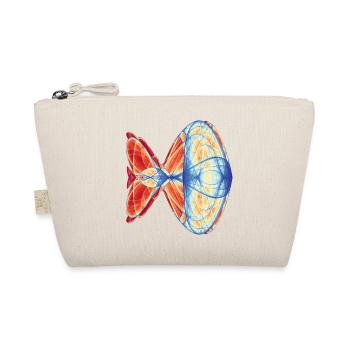 Feuer & Eis - Chaoskunst - Organic Pouch - nature - Front