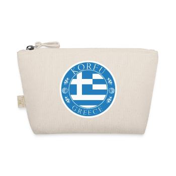 Corfou Grèce – Affiche sur l’île vintage - Trousse biologique - nature - Devant