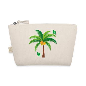 Tropical Palm Tree Colorful - Organic Pouch - nature - Front