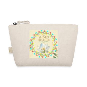 Blossom Ring Brilliance of Light - Organic Pouch - nature - Front
