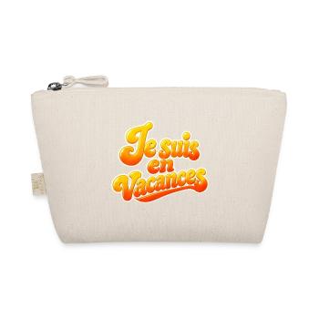 Je suis en vacances - Trousse biologique - nature - Devant