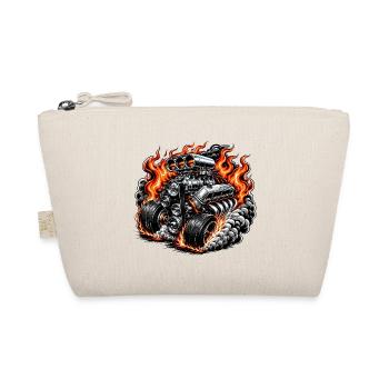 Flame Motor Power Monster - Organic Pouch - nature - Front
