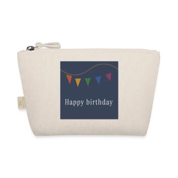 Joyeux anniversaire Banderoles colorées - Trousse biologique - nature - Devant