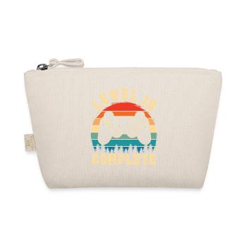 Level 16 complete – 16th anniversary gift - Organic Pouch - nature - Front