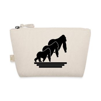 Monkey Family - Organic Pouch - nature - Front