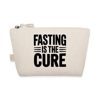Fasting Is Cure - Organic Pouch - nature - Front