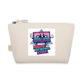 Pause Rewind Vibe Cassette - Organic Pouch - nature - Front