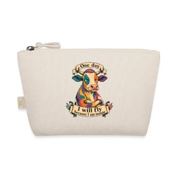 One day I will fly because I am insane - Organic Pouch - nature - Front