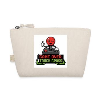 Game Over Touch Grass Pixel - Organic Pouch - nature - Front
