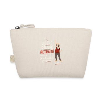 libéré délivré retraité - t-shirt humour retraite - Trousse biologique - nature - Devant