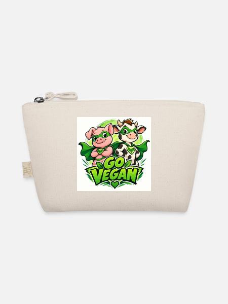 Go vegan superhelden - Bio-Täschchen - Natur