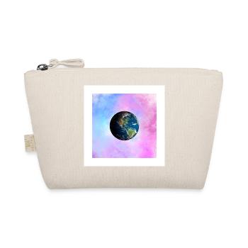 Earth in pastel galaxy - Organic Pouch - nature - Front