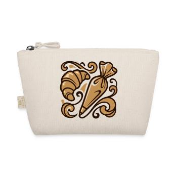 Croissant Piping Bag Icon - Organic Pouch - nature - Front