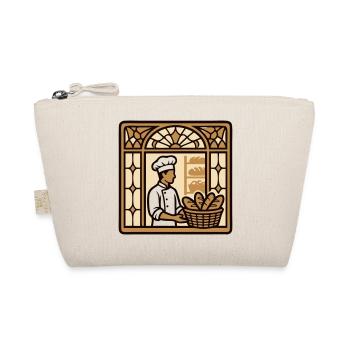 Baeckerei Shop Window Logo - Organic Pouch - nature - Front