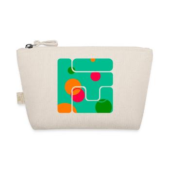 Geometric Shapes Art Design - Organic Pouch - nature - Front